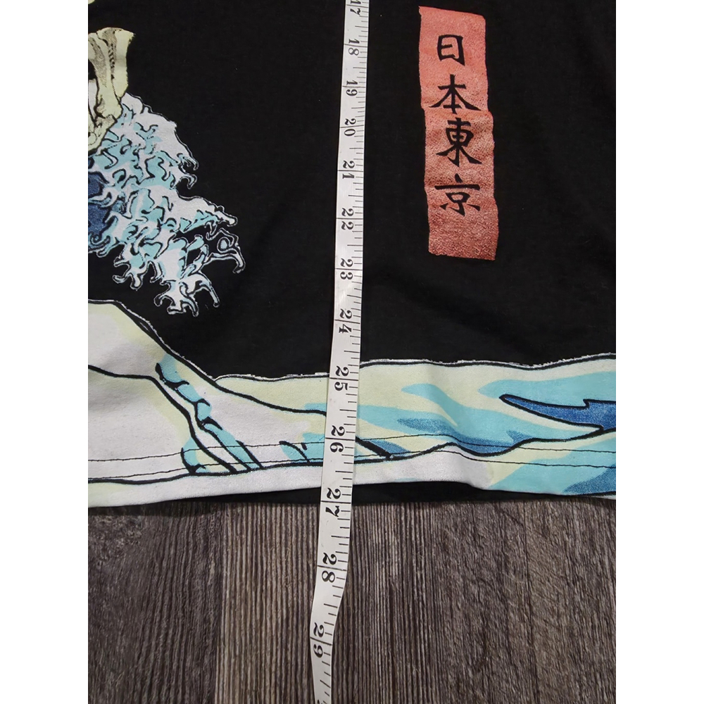 Fresh Laundry Tokyo Japan Skeleton AOP Shirt Size Large - Picture 4 of 6